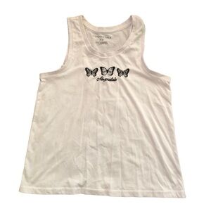 AEROPOSTALES Butterfly white tank top